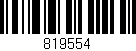 Código de barras (EAN, GTIN, SKU, ISBN): '819554'
