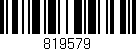 Código de barras (EAN, GTIN, SKU, ISBN): '819579'