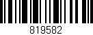 Código de barras (EAN, GTIN, SKU, ISBN): '819582'