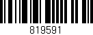 Código de barras (EAN, GTIN, SKU, ISBN): '819591'