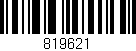 Código de barras (EAN, GTIN, SKU, ISBN): '819621'