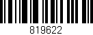 Código de barras (EAN, GTIN, SKU, ISBN): '819622'
