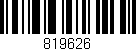 Código de barras (EAN, GTIN, SKU, ISBN): '819626'