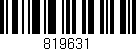 Código de barras (EAN, GTIN, SKU, ISBN): '819631'