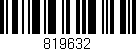 Código de barras (EAN, GTIN, SKU, ISBN): '819632'