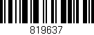 Código de barras (EAN, GTIN, SKU, ISBN): '819637'