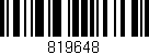 Código de barras (EAN, GTIN, SKU, ISBN): '819648'
