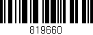 Código de barras (EAN, GTIN, SKU, ISBN): '819660'
