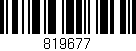 Código de barras (EAN, GTIN, SKU, ISBN): '819677'