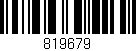 Código de barras (EAN, GTIN, SKU, ISBN): '819679'