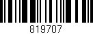 Código de barras (EAN, GTIN, SKU, ISBN): '819707'