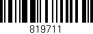 Código de barras (EAN, GTIN, SKU, ISBN): '819711'