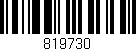 Código de barras (EAN, GTIN, SKU, ISBN): '819730'