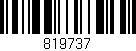 Código de barras (EAN, GTIN, SKU, ISBN): '819737'
