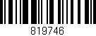 Código de barras (EAN, GTIN, SKU, ISBN): '819746'