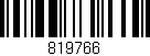 Código de barras (EAN, GTIN, SKU, ISBN): '819766'