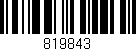 Código de barras (EAN, GTIN, SKU, ISBN): '819843'