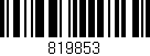 Código de barras (EAN, GTIN, SKU, ISBN): '819853'