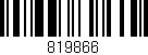 Código de barras (EAN, GTIN, SKU, ISBN): '819866'