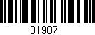 Código de barras (EAN, GTIN, SKU, ISBN): '819871'