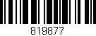 Código de barras (EAN, GTIN, SKU, ISBN): '819877'