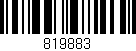 Código de barras (EAN, GTIN, SKU, ISBN): '819883'