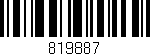 Código de barras (EAN, GTIN, SKU, ISBN): '819887'