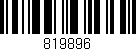 Código de barras (EAN, GTIN, SKU, ISBN): '819896'