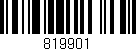 Código de barras (EAN, GTIN, SKU, ISBN): '819901'