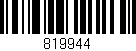 Código de barras (EAN, GTIN, SKU, ISBN): '819944'