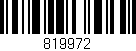 Código de barras (EAN, GTIN, SKU, ISBN): '819972'