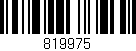 Código de barras (EAN, GTIN, SKU, ISBN): '819975'