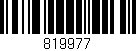Código de barras (EAN, GTIN, SKU, ISBN): '819977'