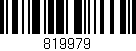 Código de barras (EAN, GTIN, SKU, ISBN): '819979'