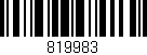 Código de barras (EAN, GTIN, SKU, ISBN): '819983'