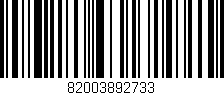 Código de barras (EAN, GTIN, SKU, ISBN): '82003892733'