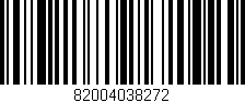 Código de barras (EAN, GTIN, SKU, ISBN): '82004038272'
