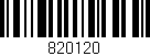 Código de barras (EAN, GTIN, SKU, ISBN): '820120'