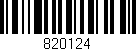 Código de barras (EAN, GTIN, SKU, ISBN): '820124'