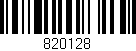 Código de barras (EAN, GTIN, SKU, ISBN): '820128'