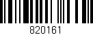 Código de barras (EAN, GTIN, SKU, ISBN): '820161'