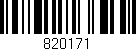 Código de barras (EAN, GTIN, SKU, ISBN): '820171'