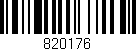 Código de barras (EAN, GTIN, SKU, ISBN): '820176'