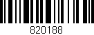 Código de barras (EAN, GTIN, SKU, ISBN): '820188'