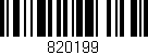 Código de barras (EAN, GTIN, SKU, ISBN): '820199'