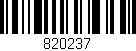 Código de barras (EAN, GTIN, SKU, ISBN): '820237'