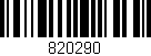 Código de barras (EAN, GTIN, SKU, ISBN): '820290'