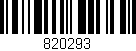 Código de barras (EAN, GTIN, SKU, ISBN): '820293'