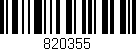Código de barras (EAN, GTIN, SKU, ISBN): '820355'