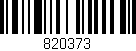 Código de barras (EAN, GTIN, SKU, ISBN): '820373'